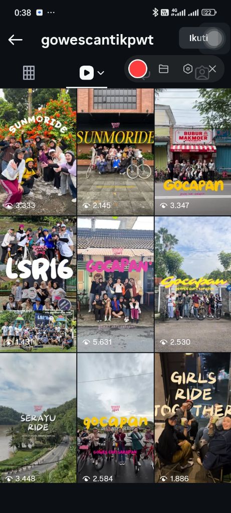 Ride Stories bersama Gowes Cantik Purwokerto